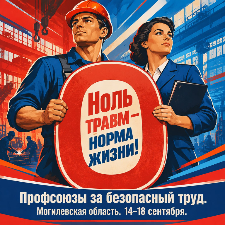 В Могилевской области проходит Неделя нулевого травматизма: как предприятия и профсоюзы борются за безопасность на производстве